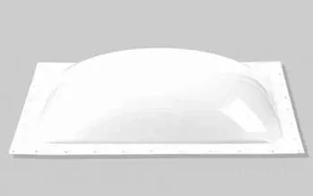 Specialty Recreation Rectangular Skylight 34 Inch x 22 Inch – White – Single – SL2234W