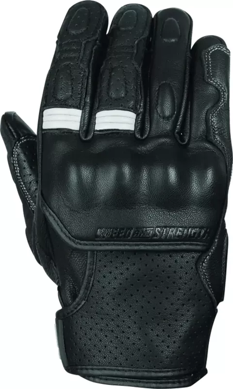 Speed and Strength Twist of Fate Leather Gloves Black/White – XL – 892328