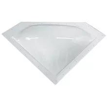 SR Specialty Recreation NSL2810W Neo Angle Single Pane Exterior Skylight – White, 28 ” x 10 “