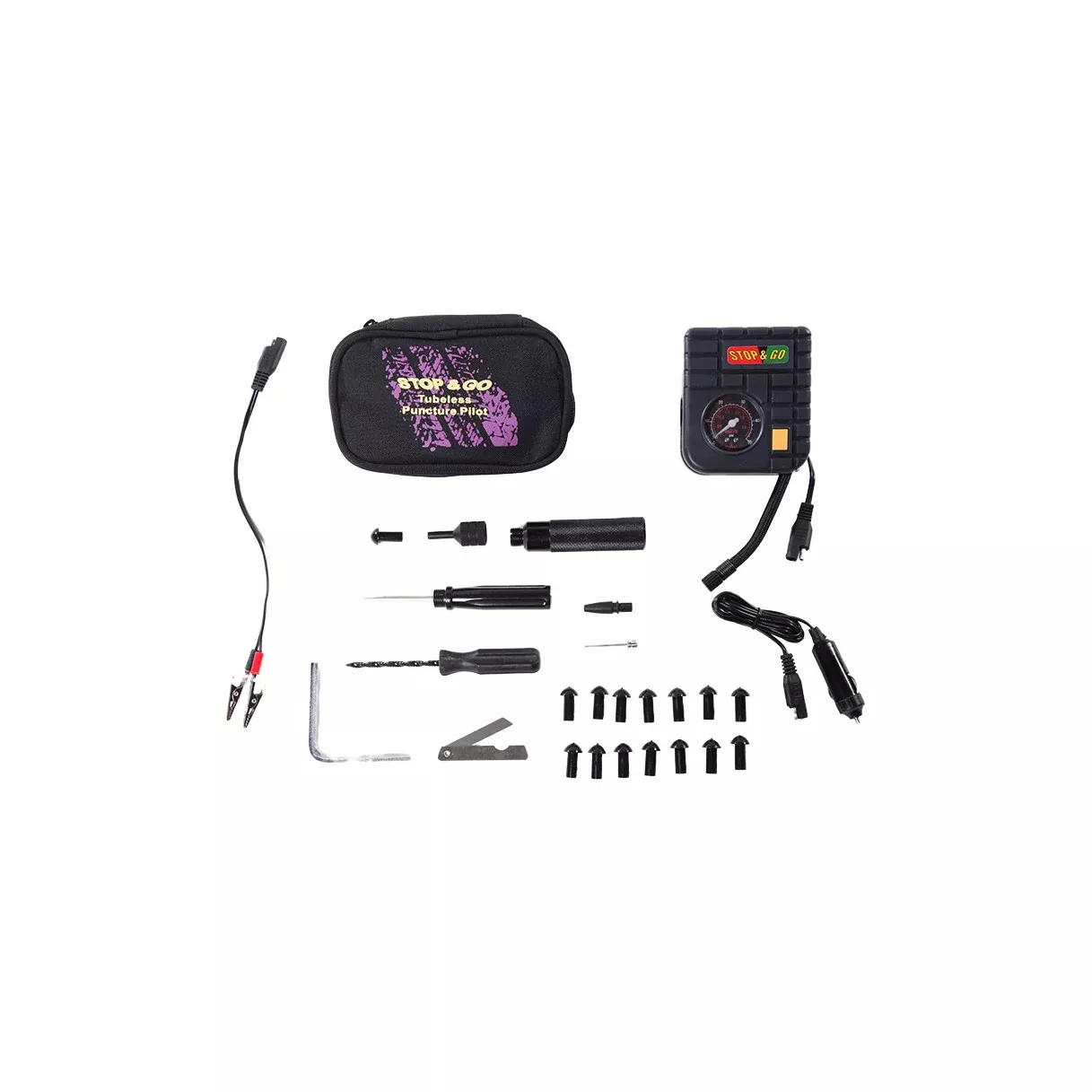 STOP & GO TUBELESS PUNCTURE PILOT KIT - 85-06000