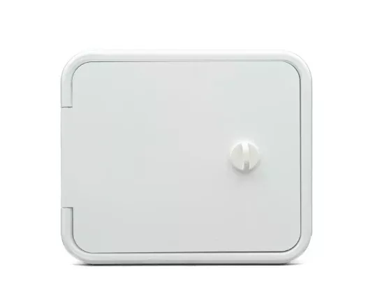 Storage/Sewer Hose Hatch with Thumb Latch-Polar White