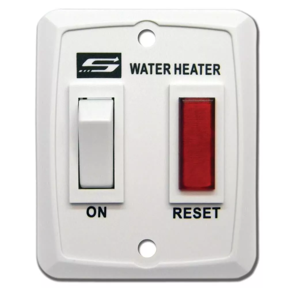 Suburban Standard On/Off Water Heater Switch, White