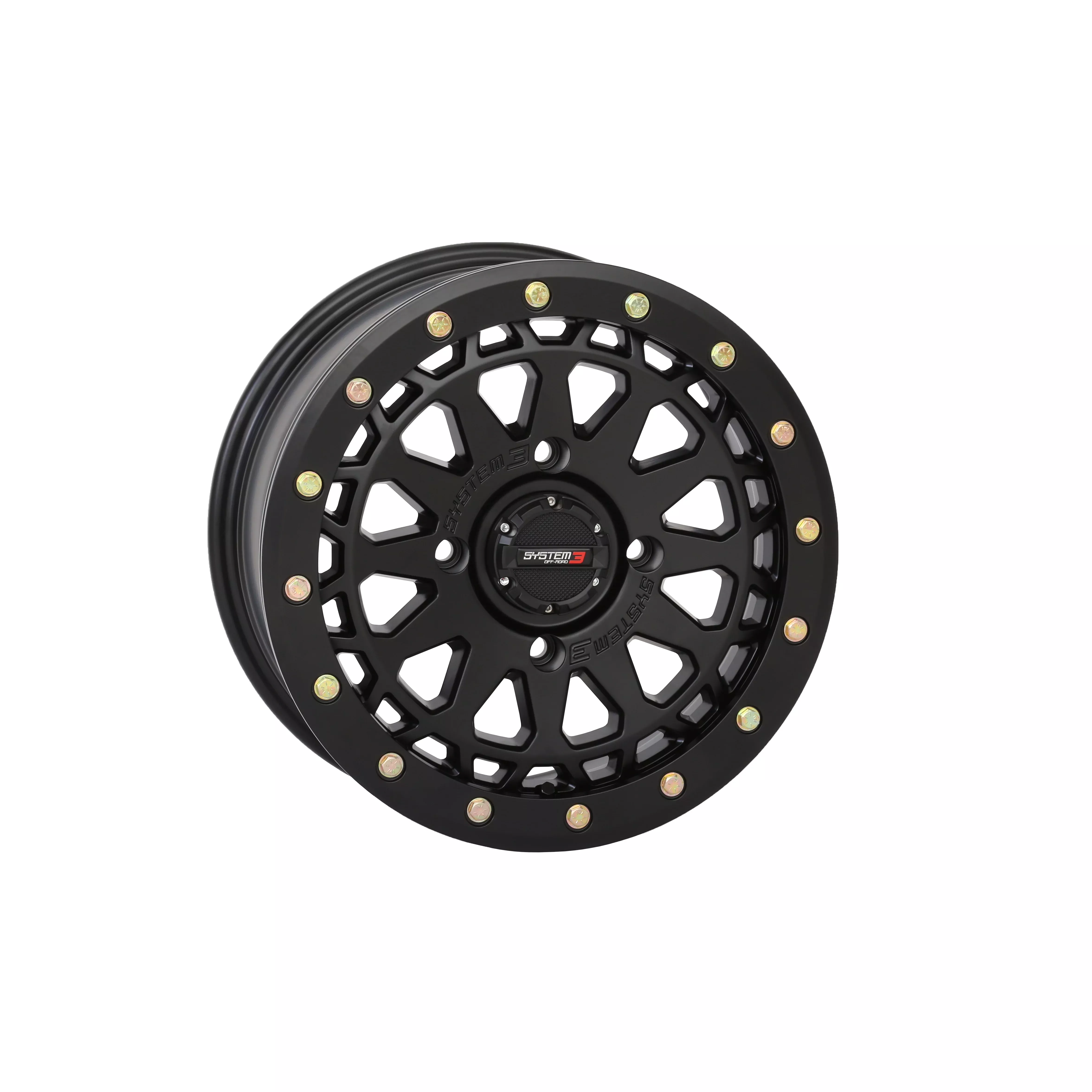 SYSTEM 3 SB6 BL WHEEL 15X7 5+2 (+38MM) 4/156 MATTE BLACK - 3-156556