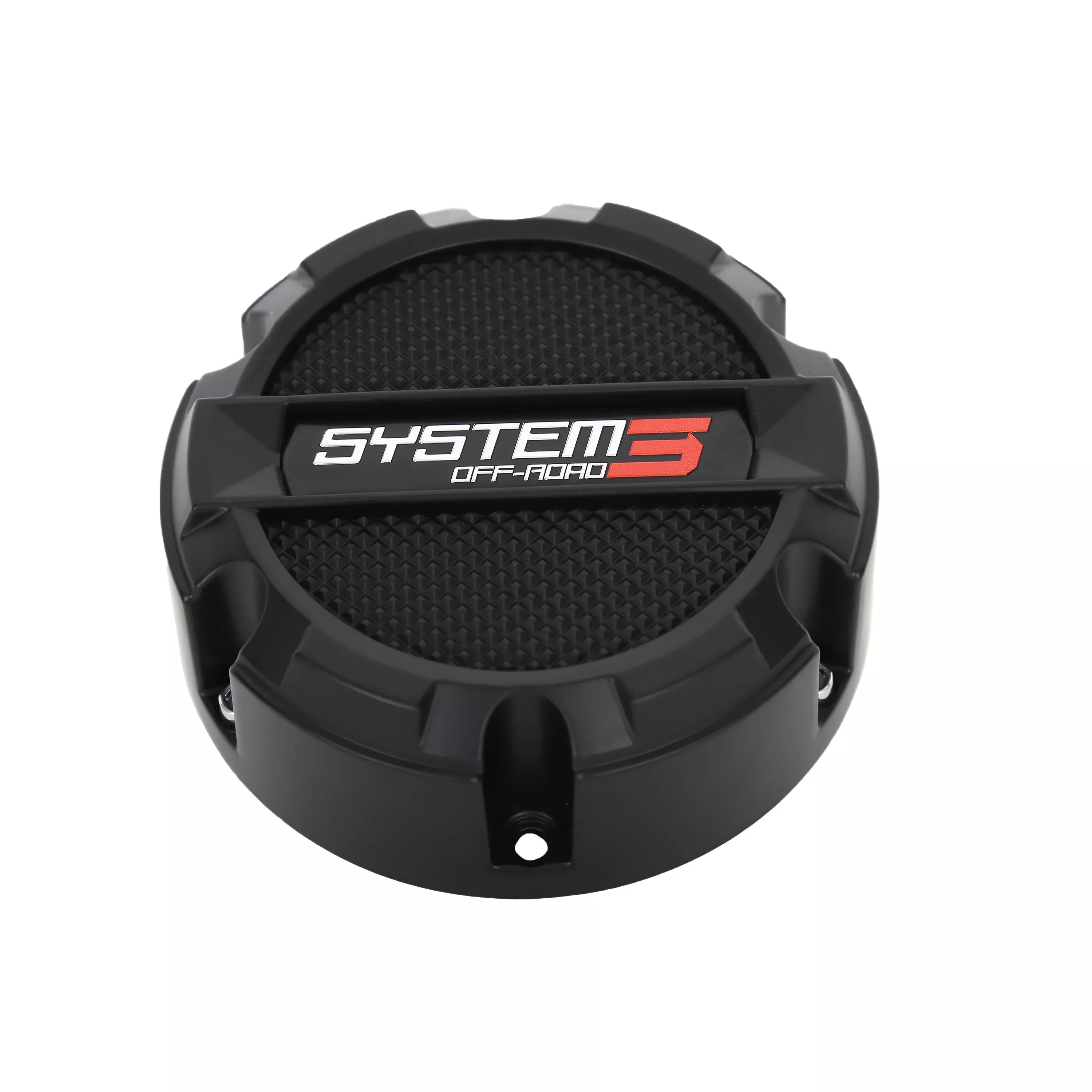 SYSTEM 3 ST3 CENTER CAP 4/137 & 4/156 SNAP-IN MATTE BLACK - 3-3120