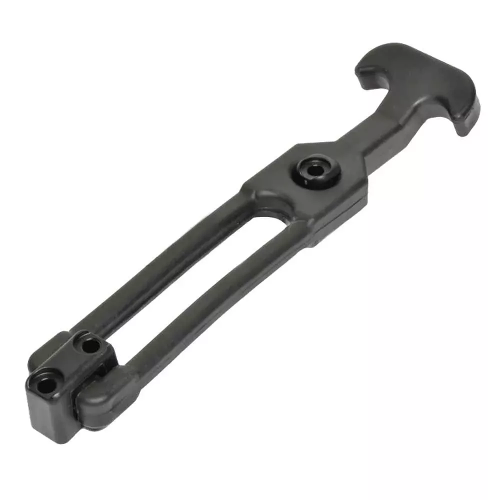 T-Handle Latch w/Keeper – Pull Draw Front Mount Black Flexible Rubber