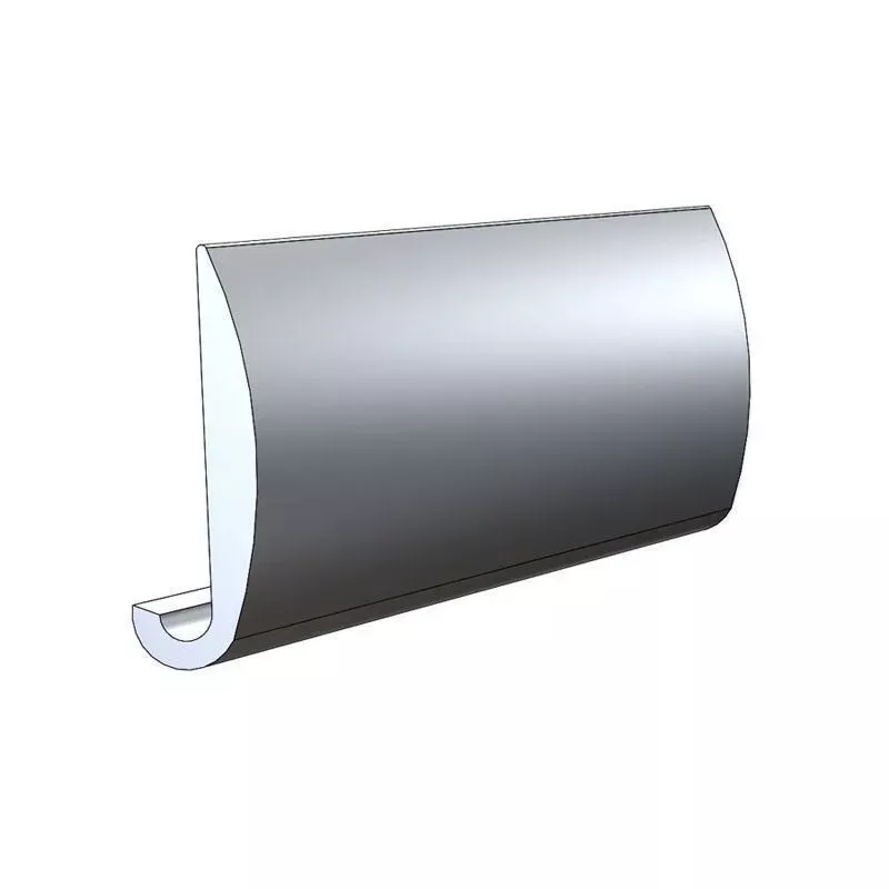 Taco Aluminum Rub Rail Overlap 1 ” x12′ A110152TAL