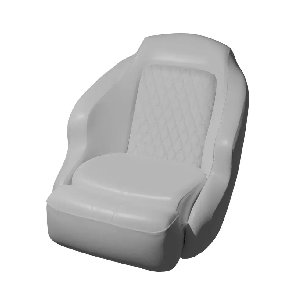 TACO Marine BA1-25WHT Anclote Diamond Bucket Seat – White