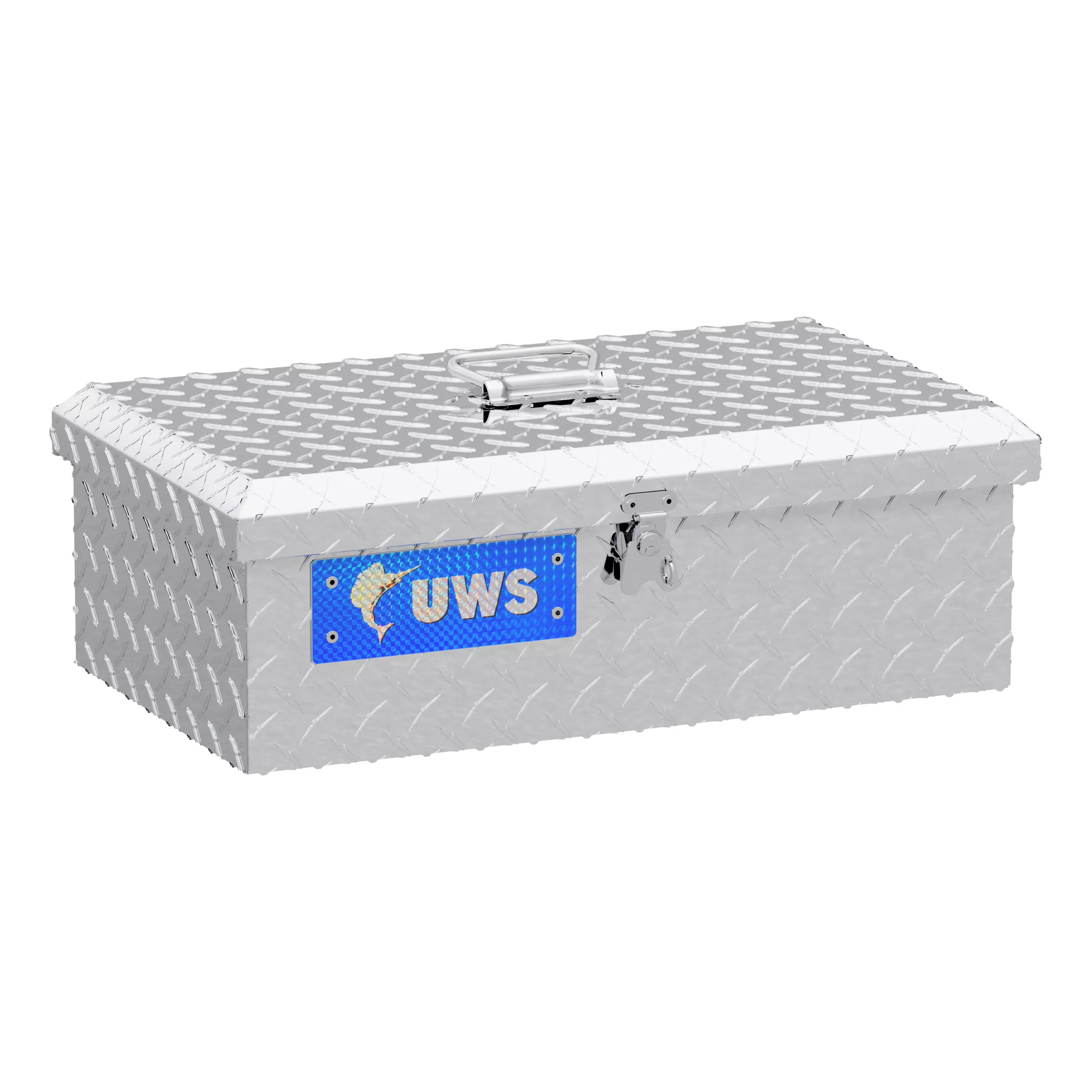 TB-1 - Bright Aluminum Tote Box (LTL Shipping Only)