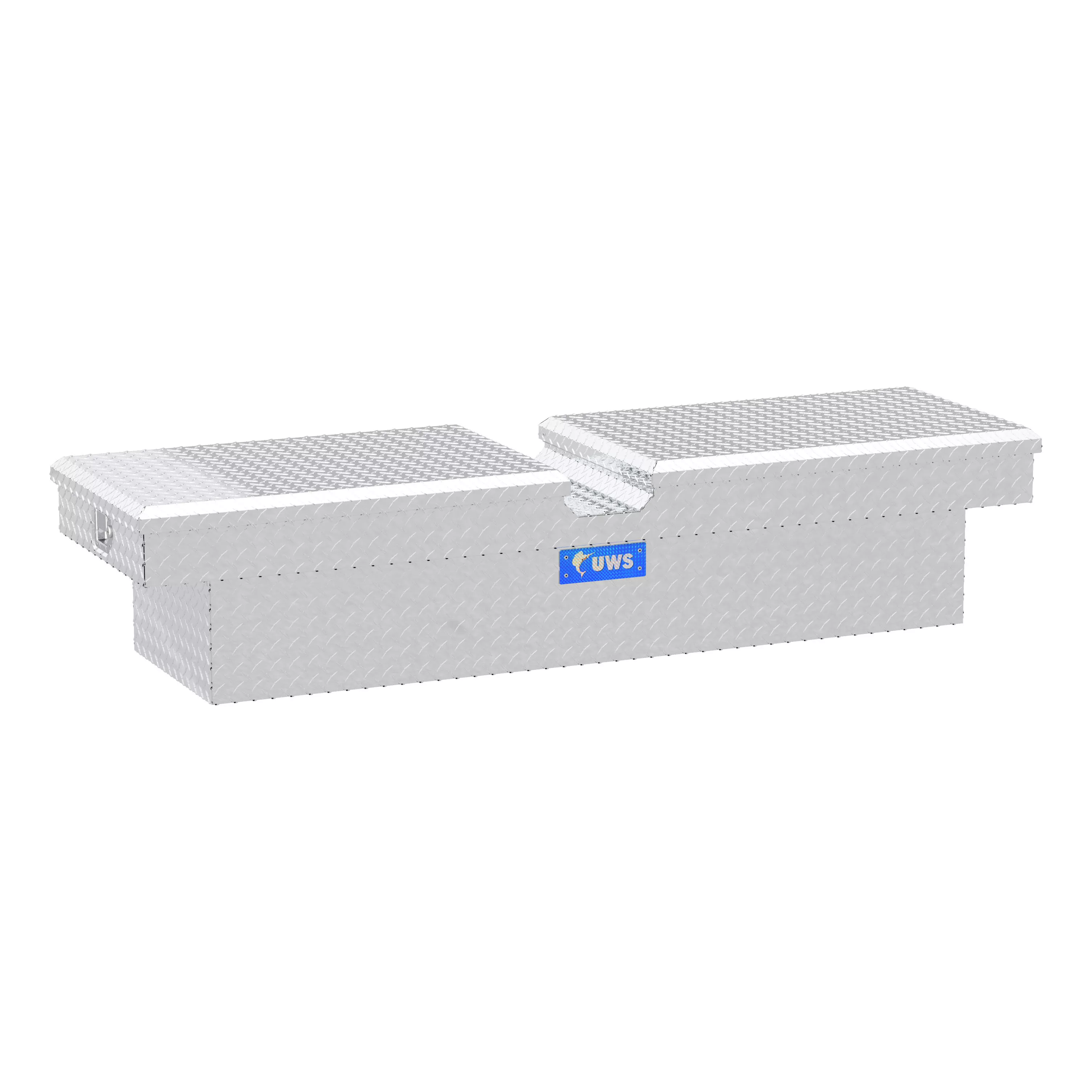 TB-69 - Bright Aluminum 69" Gull Wing Crossover Truck Tool Box (LTL Shipping Only) - 1999-2016,2023-2027 Ford F-250 Super Duty and more