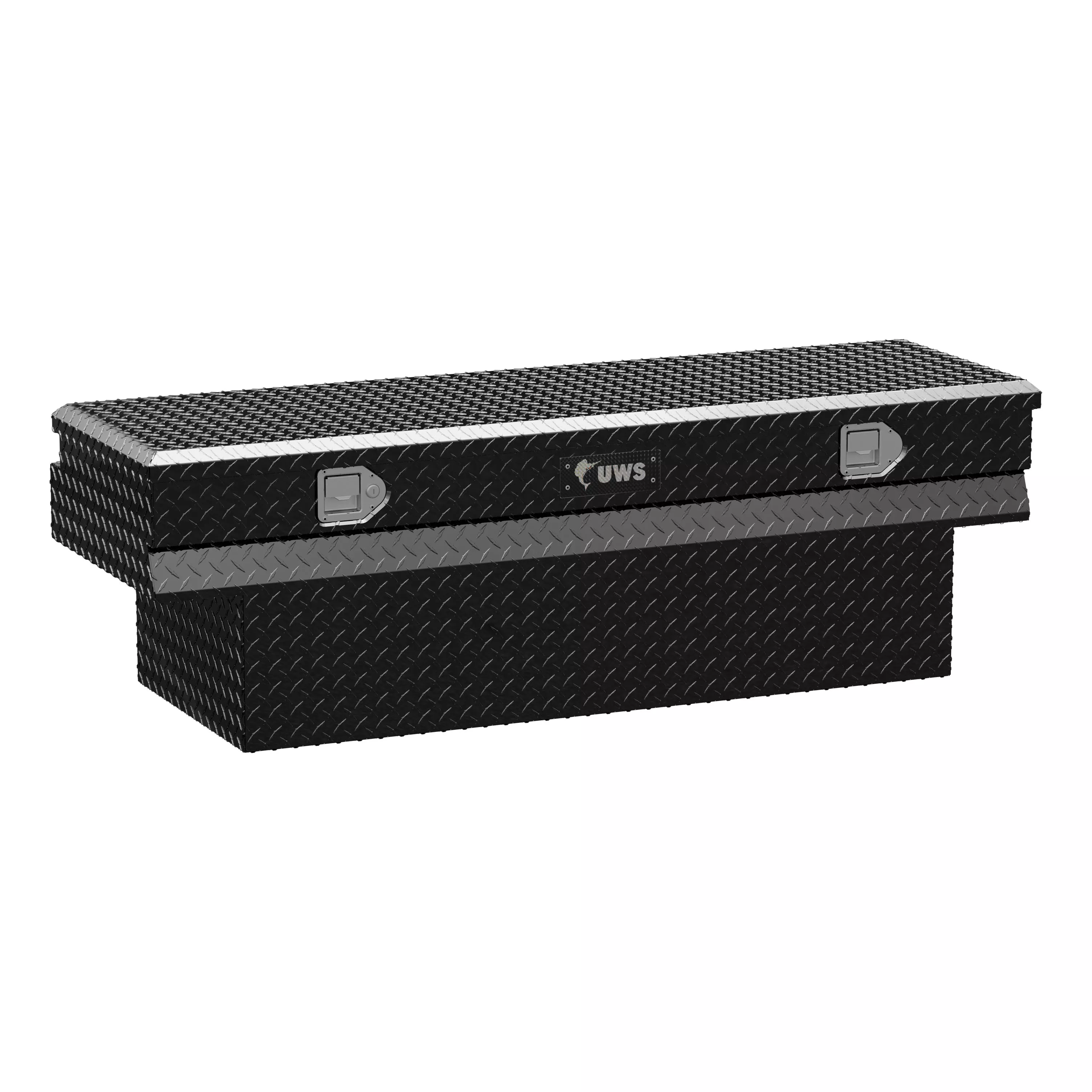 TBC-60-N-BLK - Gloss Black Aluminum 60" Notched Utility Chest Box (LTL Shipping Only)