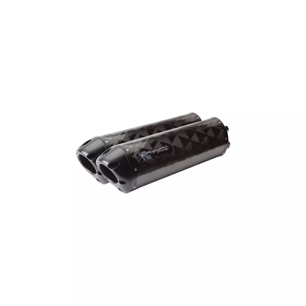 TBR S1R 3K DUAL SLIP-ON CF BLACK KAW - 93-2162CB