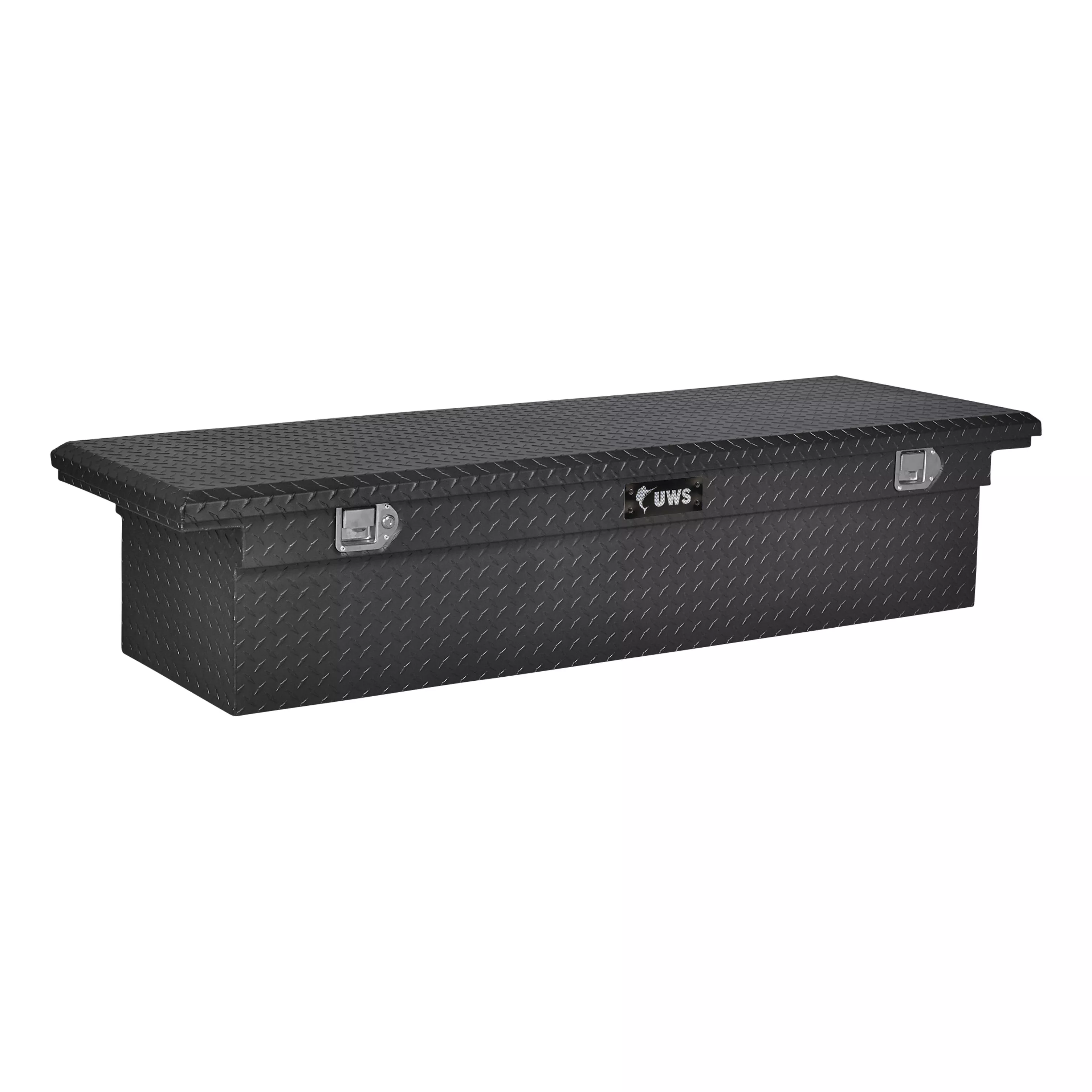 TBS-72-LP-MB - Matte Black Aluminum 72" Truck Tool Box with Low Profile (LTL Shipping Only) - 2011-2026 Ram 2500, 2011-2026 Ram 3500 and more