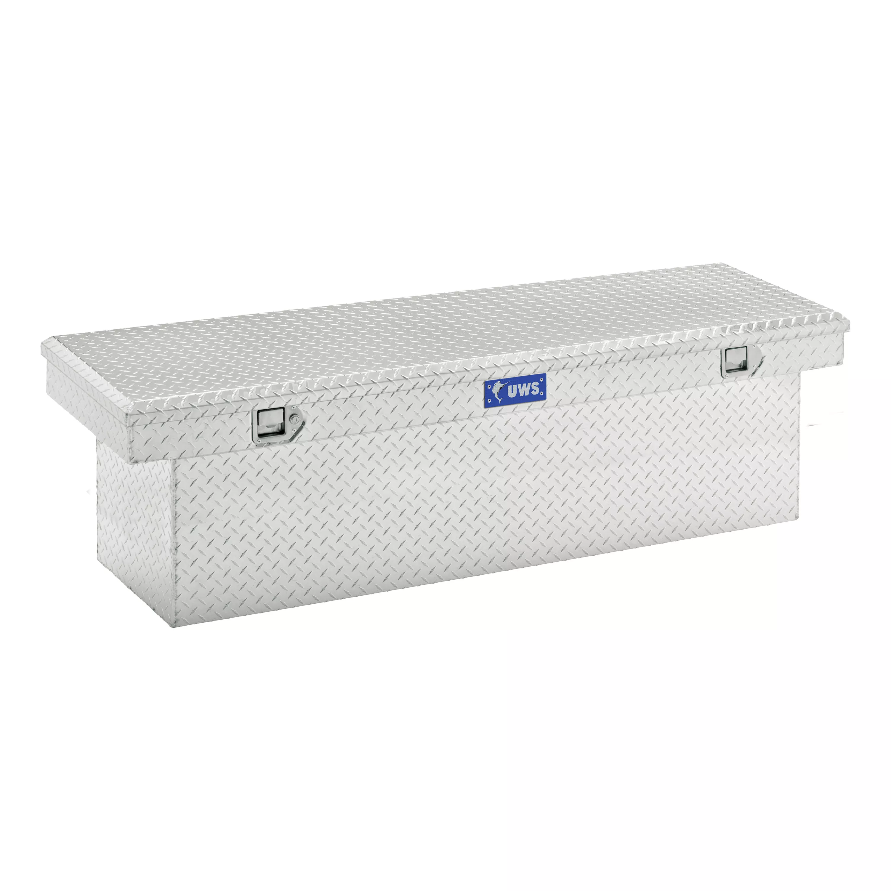TBSD-69 - Bright Aluminum 69" Deep Crossover Truck Tool Box - 1999-2010,2023-2027 Ford F-250 Super Duty and more