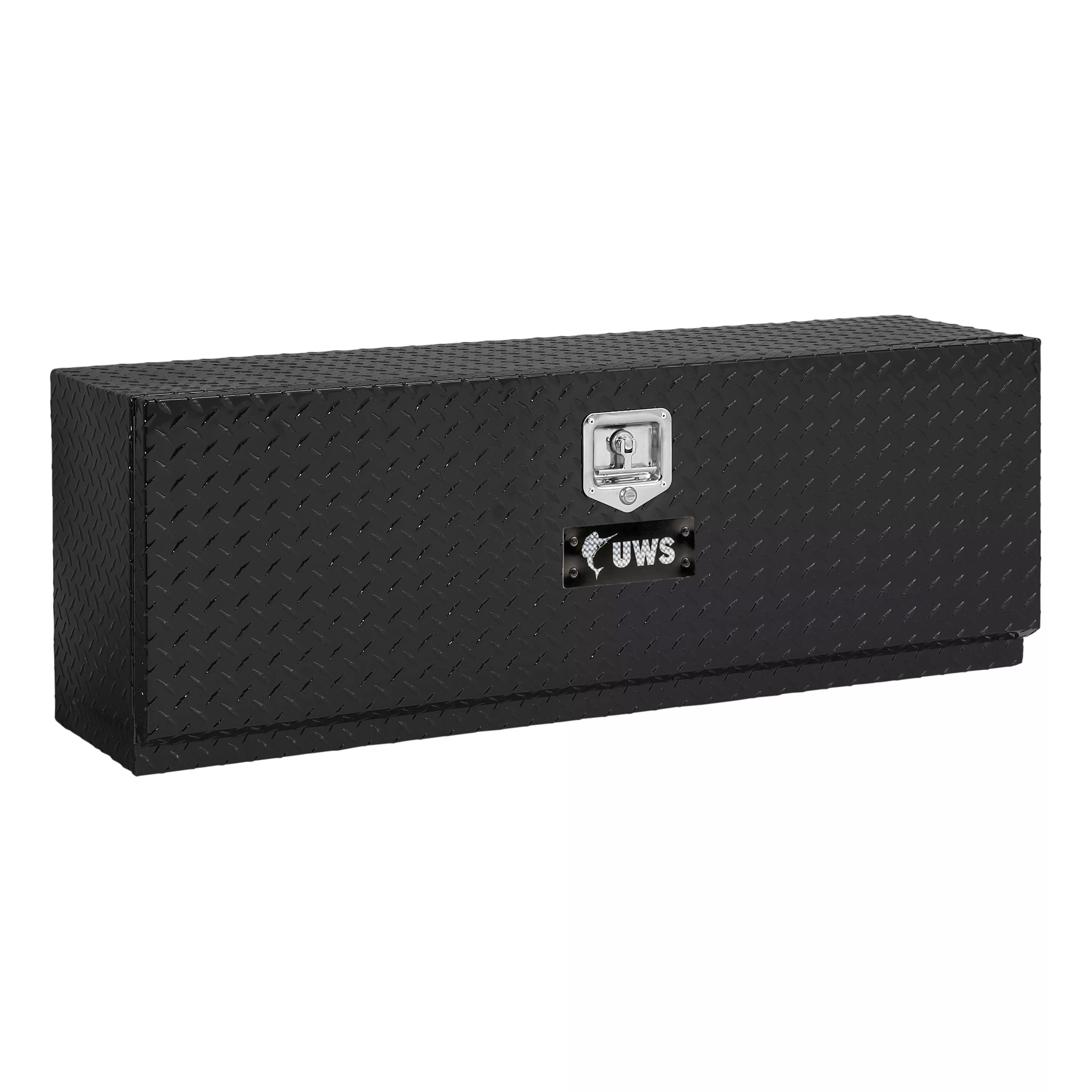 TBTS-48-BLK - Gloss Black Aluminum 48" Single-Door Topside Truck Tool Box (LTL Shipping Only)