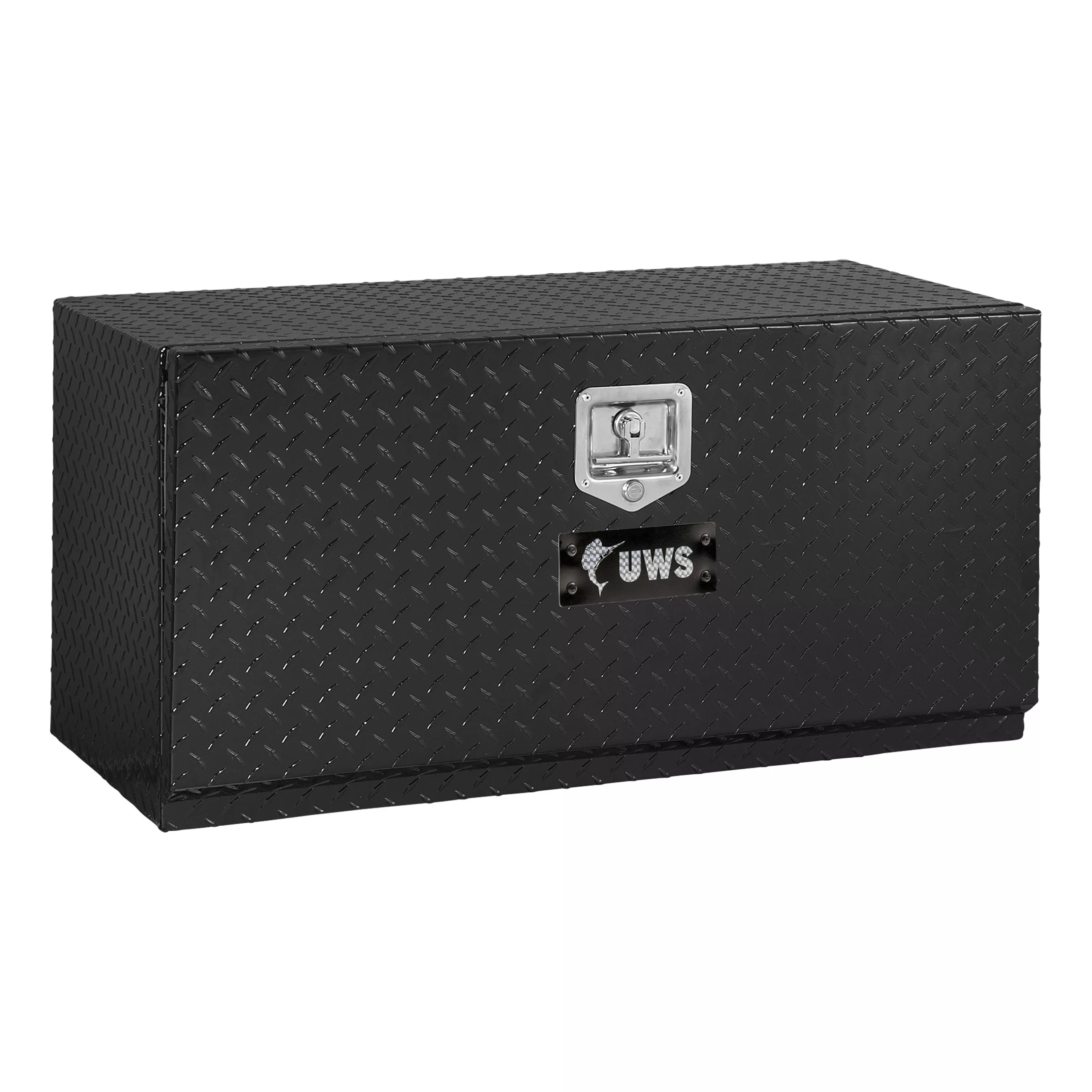 TBUB-36-BLK - Gloss Black Aluminum 36" Single-Door Underbody Tool Box (LTL Shipping Only)