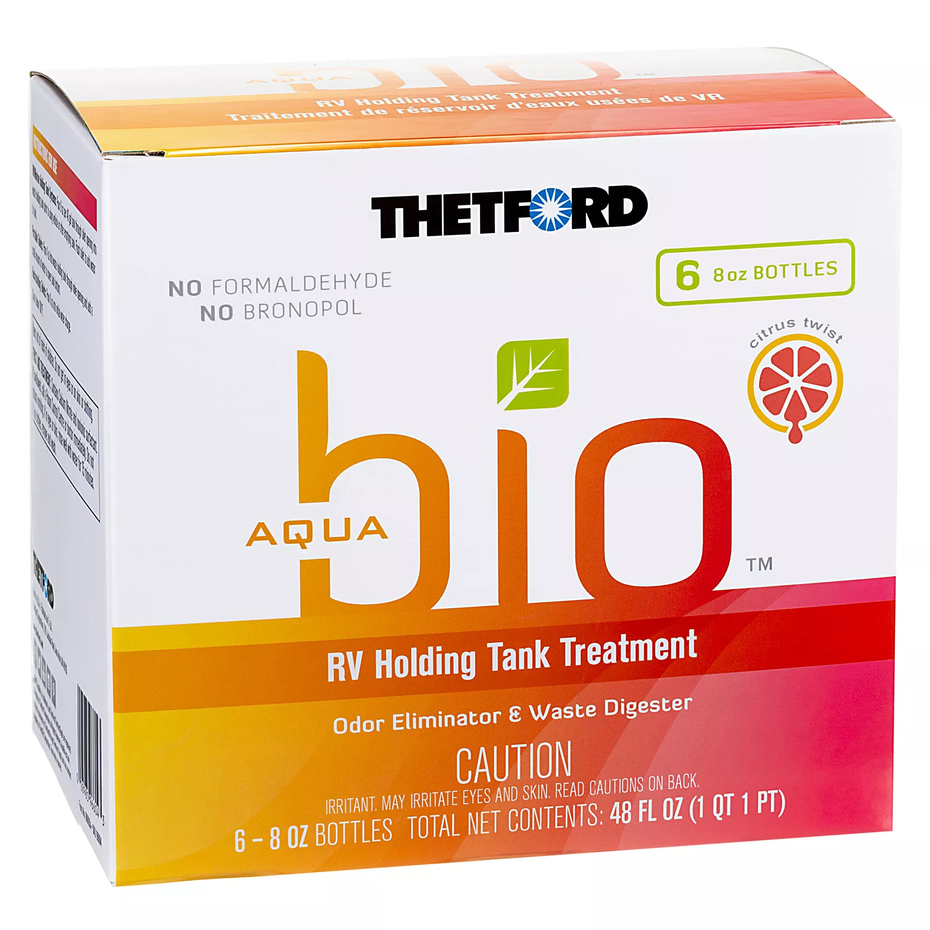 Thetford AquaBio RV Holding Tank Treatment, 6-Pack of 8-oz. Bottles