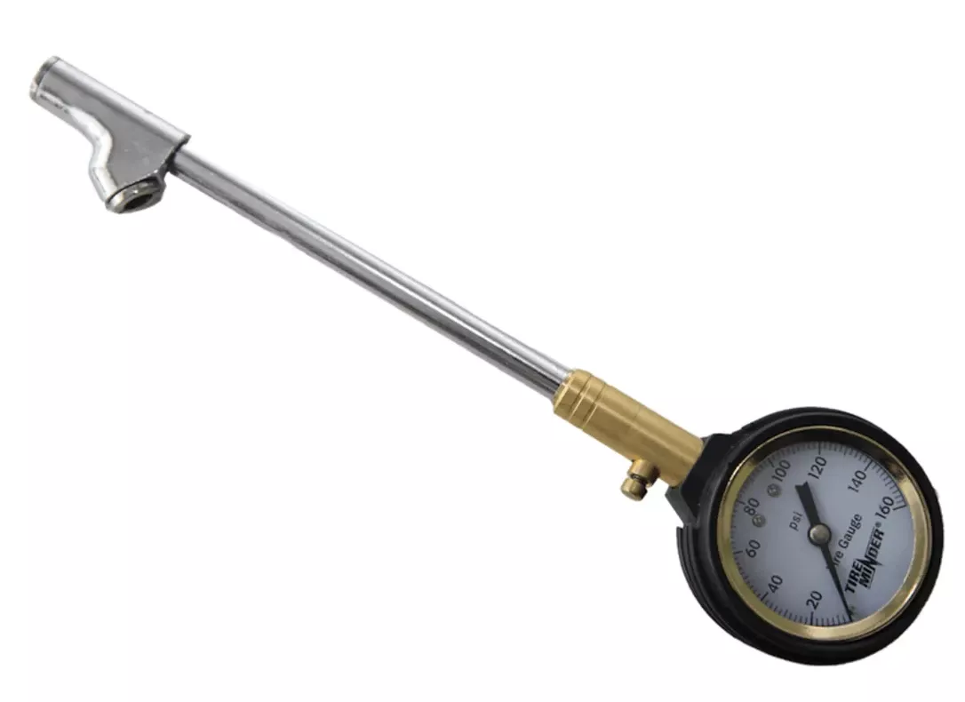 Tireminder Tire Pressure Gauge with 9" Stem