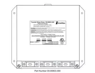Transfer Relay 240V 50A Single Input