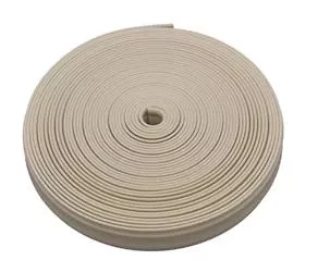 Trim Molding Insert AP Products 011-352 Used For Doors/ Trim Molding And Windows, 7/8 ” Width x 25 Foot Length, Plastic, Colonial White
