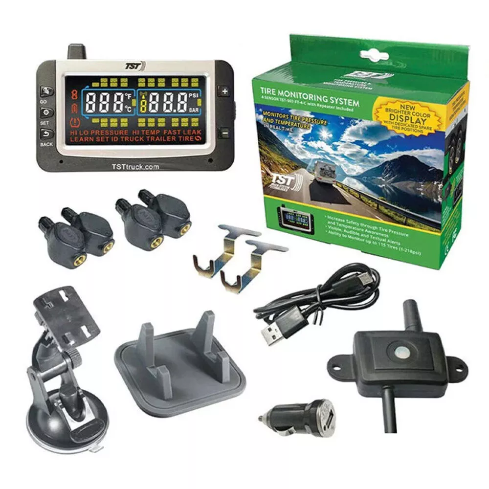 TST 507 Series 4 Flow Thru Sensor TPMS System with Color Display