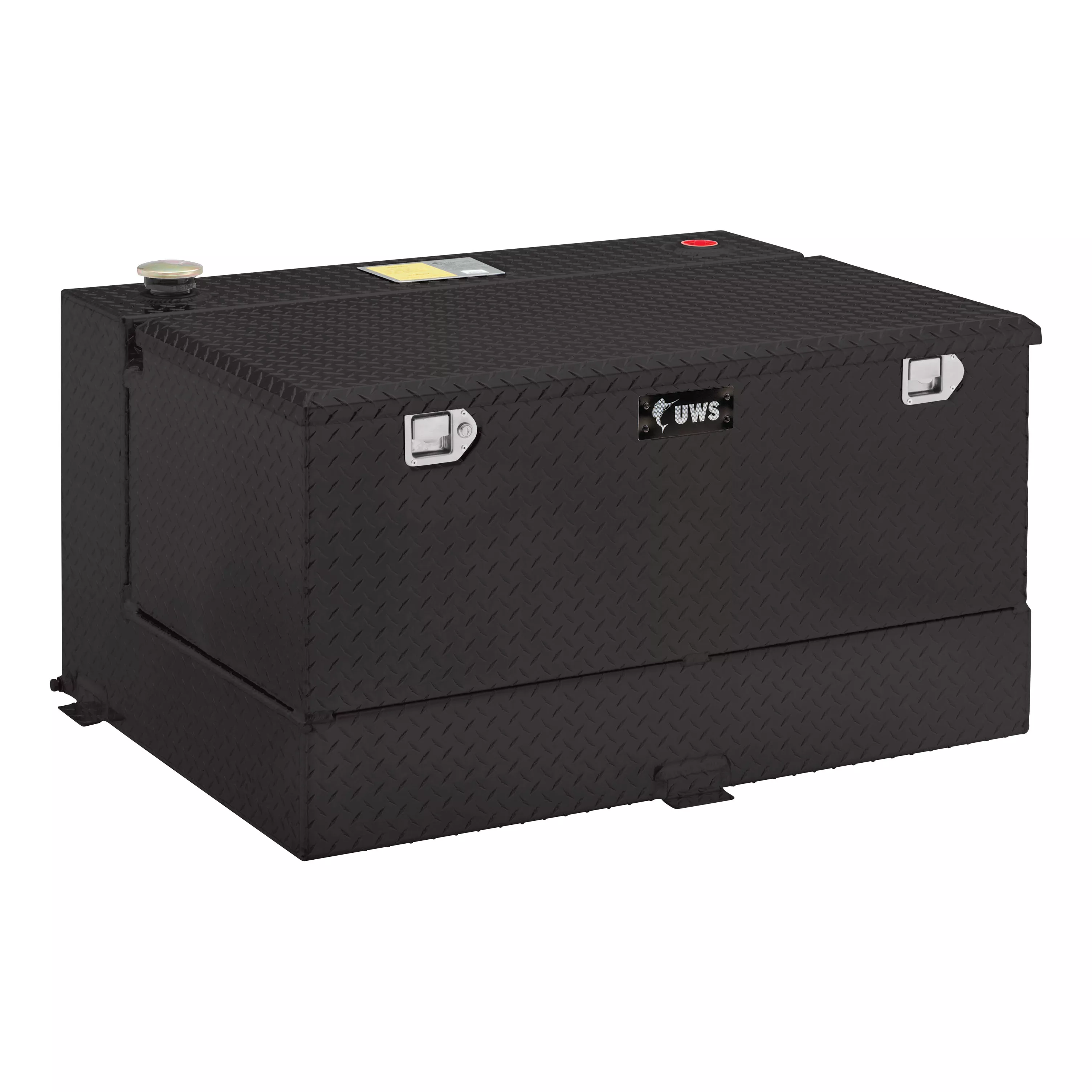 TT-100-CB-B - Gloss Black 100-Gallon Combo Aluminum Transfer Tank