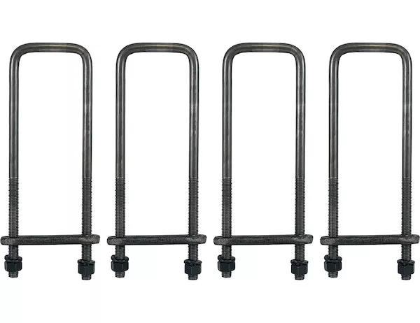 UB623522 - 22 Inch Square Bend 5/8 Inch U-Bolt Kit-4 Sets