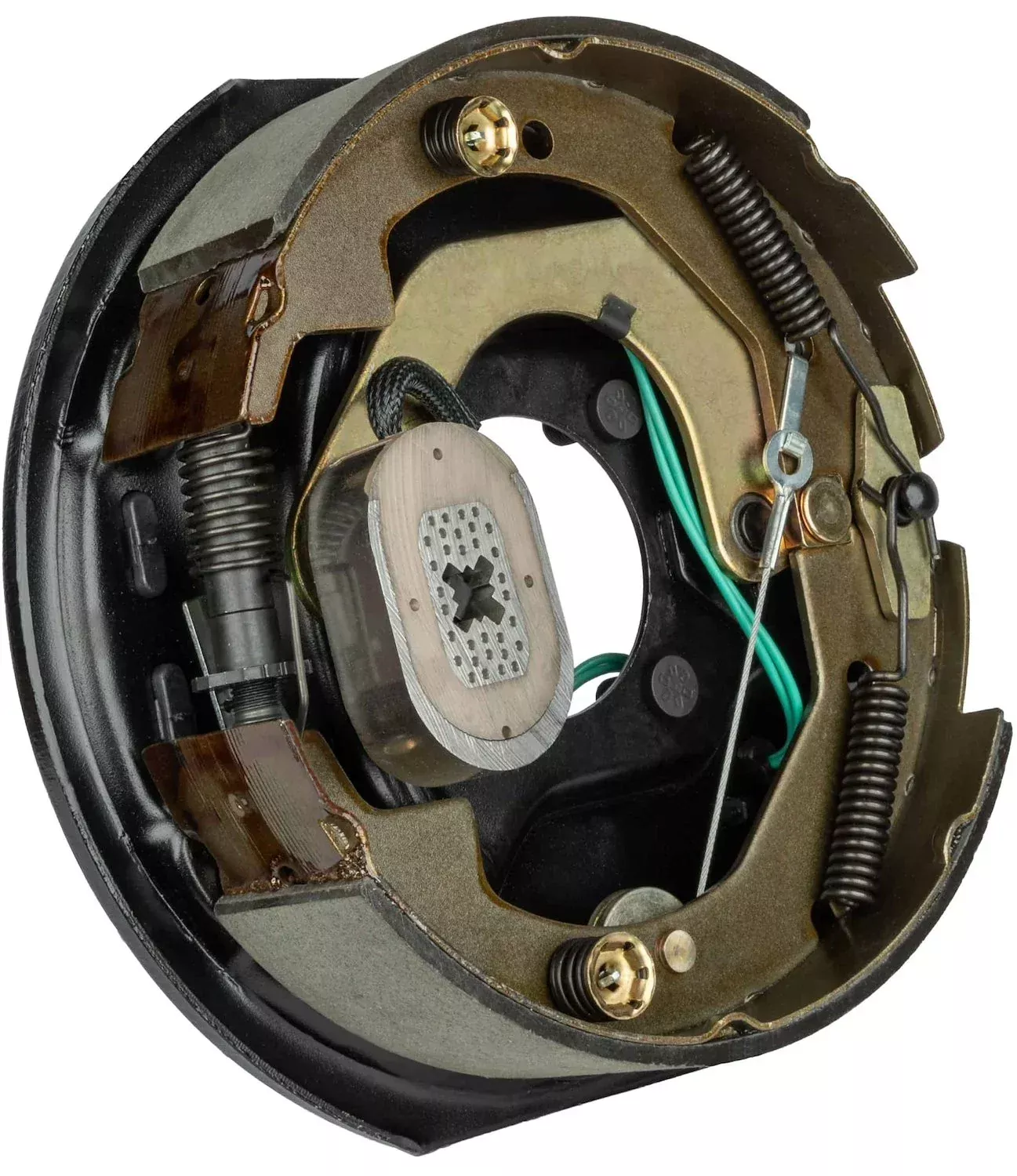 Ultra-Fab | Electric Trailer Brake Assembly; Self-Adjusting, (12" X 2") | 48-979254 | 12" | 7,000lb | Left Hand (Driver Side) | Boxed