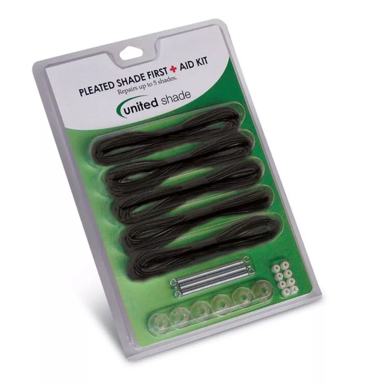 United Shade 650010 Pleated Shade First Aid Kit, Black