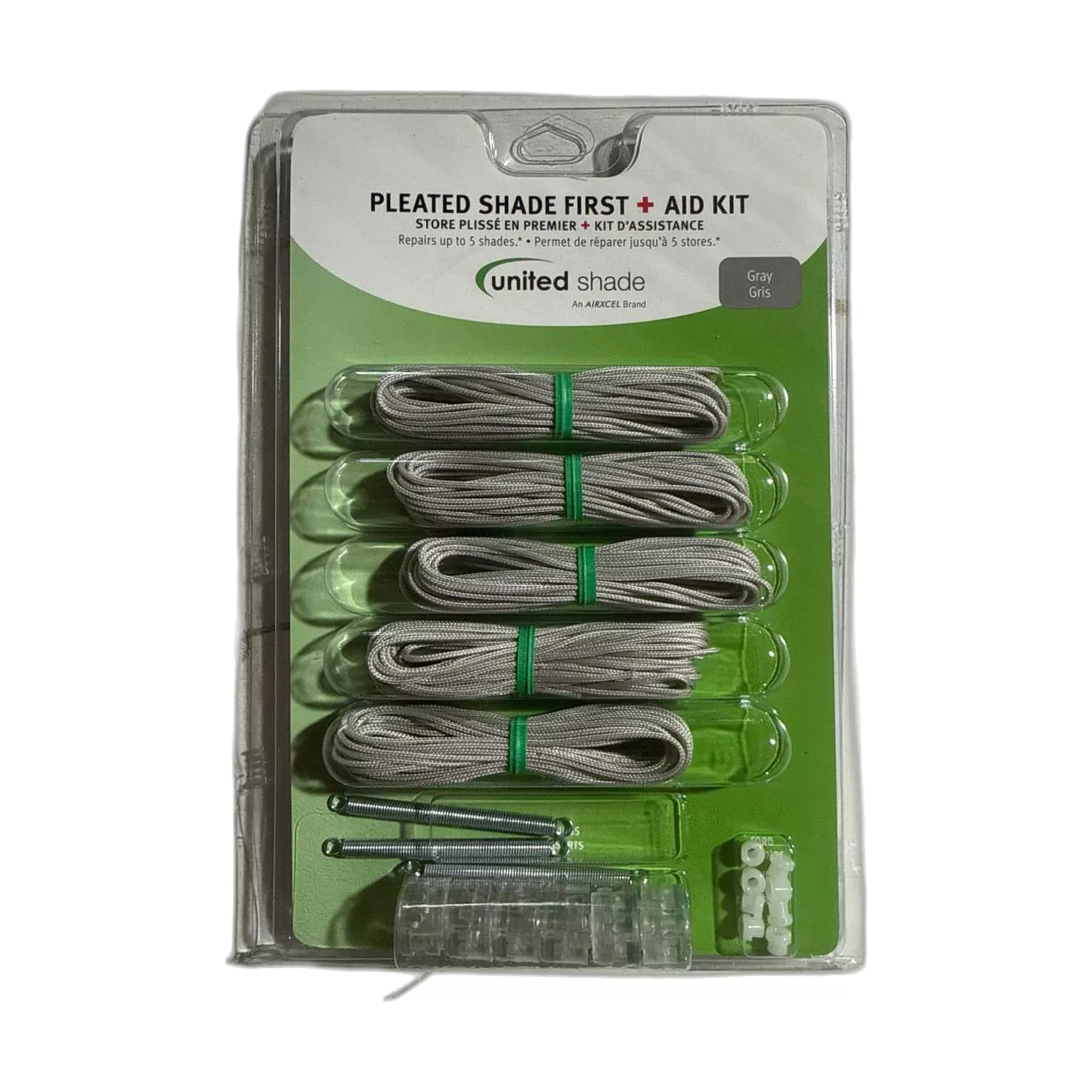 United Shade - Grey Pleated Shade Restring Kit - 650020