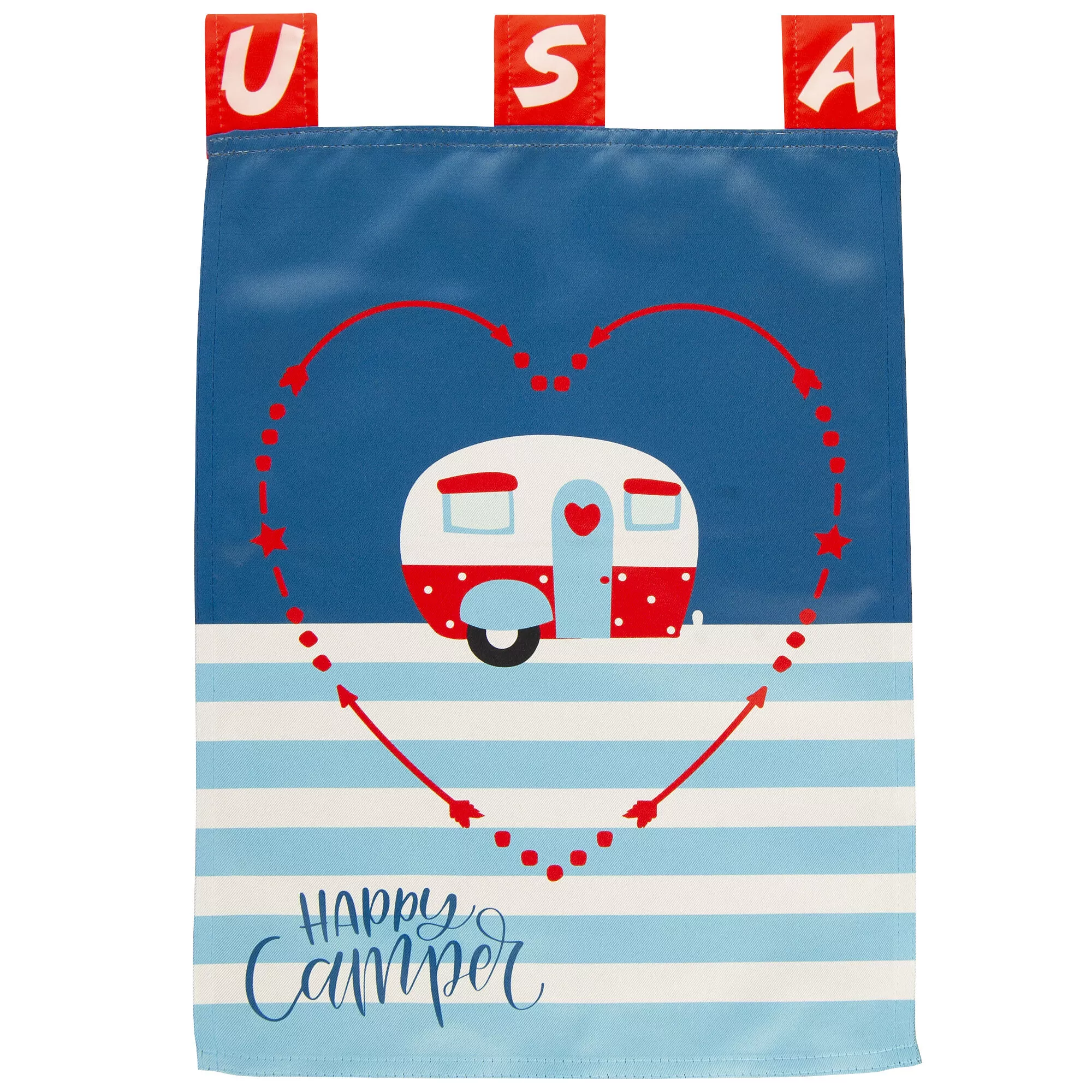USA Happy Camper Flag