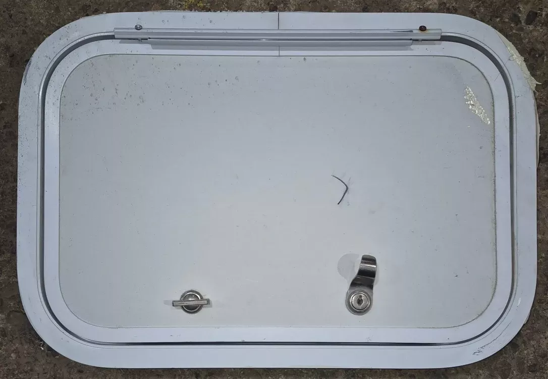 Used Radius Cornered Cargo Door 17 3/4 ” x 11 7/8 ” x 1 3/4 ” D