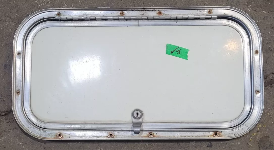Used Radius Cornered Cargo Door 19 7/8 ” x 9 7/8 ” x 3/4 ” D
