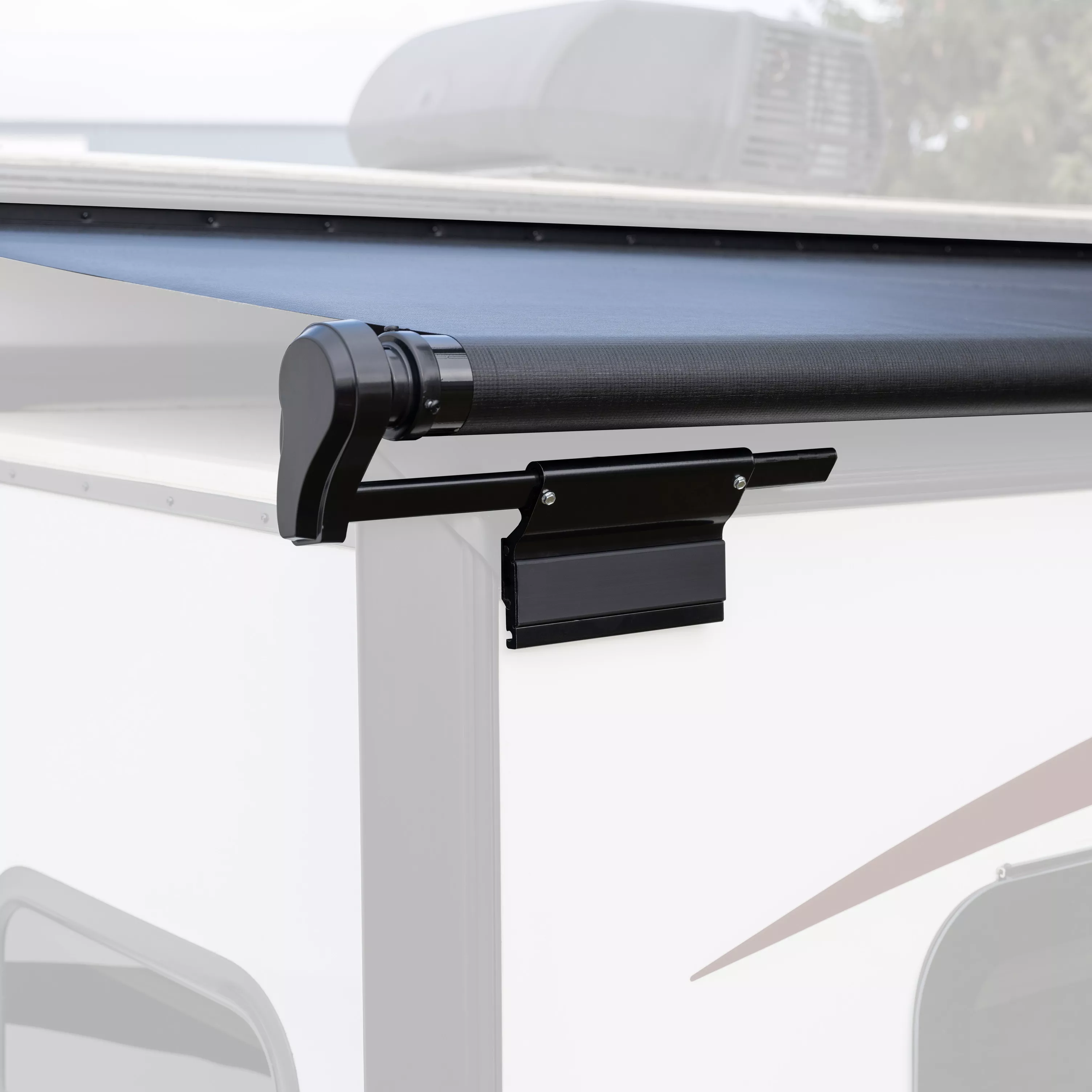 V000231482 - 5000 Series Slide Topper Awning, Black - 6' (5'7" Fabric)