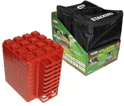 Valterra A10-0920 Stackers Leveler/Jack Pad – 10 Pack with Carry Bag