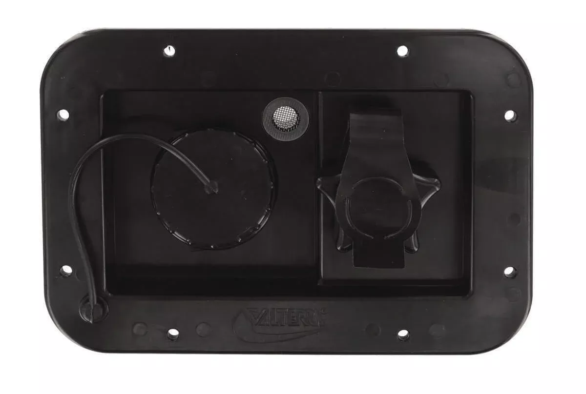 Valterra - Gravity/City Water Inlet - Black - VAL2001BKBU