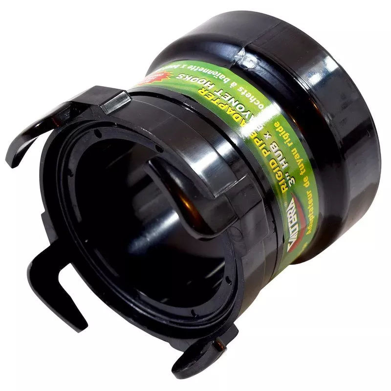 Valterra Rotating Rigid Pipe Adapter, 3 ” Hub x Bayonet Hooks