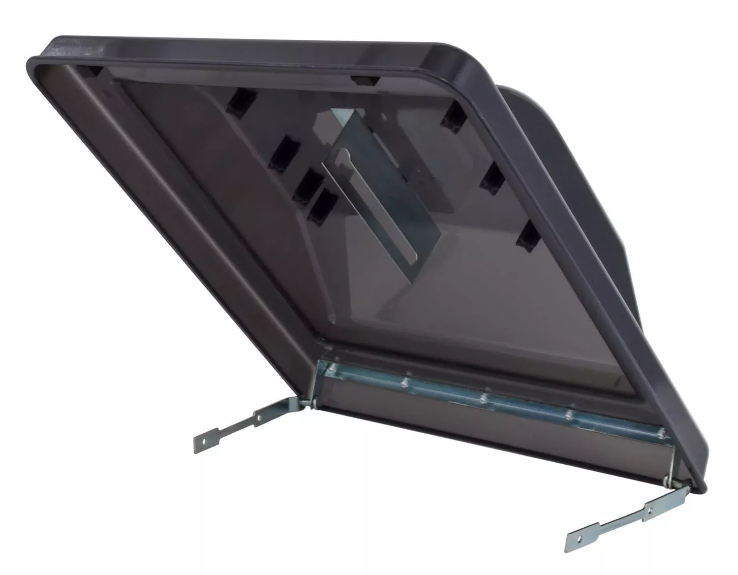 Valterra | Universal Replacement Roof Vent Lid - For Jensen/ Ventline/ Elixir / Ventadome Roof Vents| A10-3376 | Polypropylene | With Mounting Hardware | Smoke