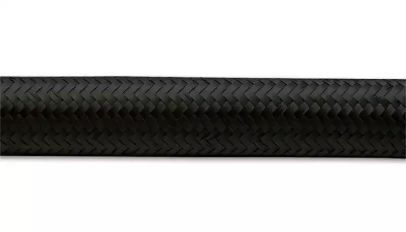 Vibrant -20 AN Black Nylon Braided Flex Hose (20 foot roll)