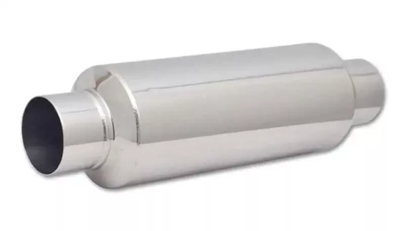 Vibrant SS Resonator (Standard Design) 3in inlet/outlet x 18in long w/ 5in OD resonator body