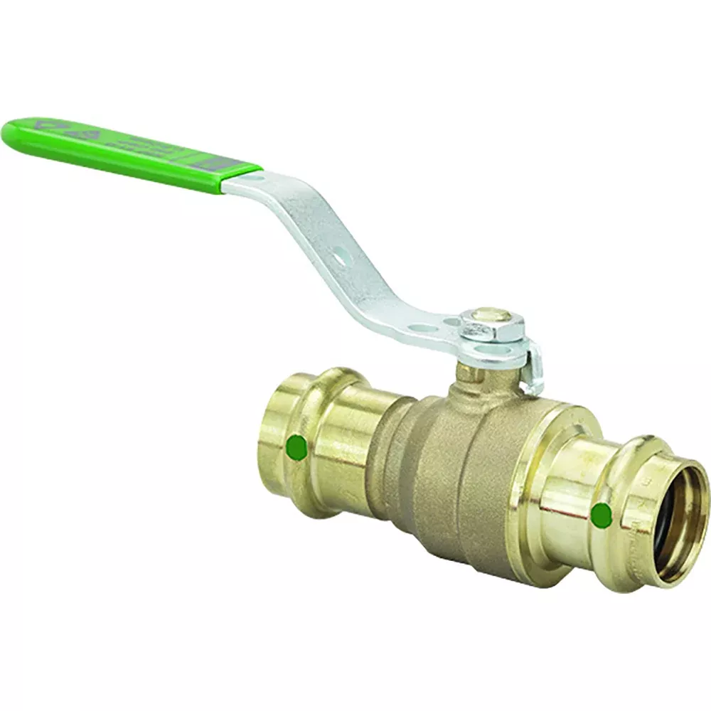 Viega ProPress 1/2 ” Zero Lead Bronze Ball Valve w/Stainless Stem – Double Press Connection – Smart Connect Technology 79923