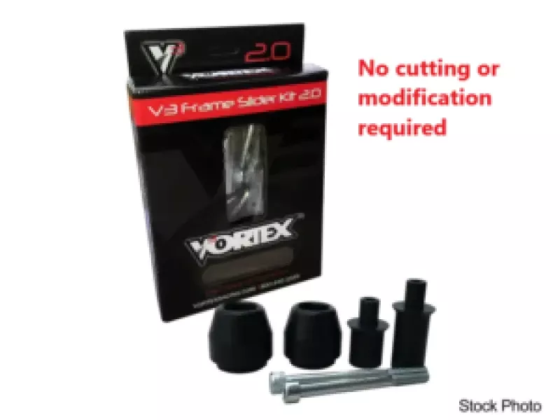 Vortex Racing 15-17 Yamaha FJ 09 Tracer V3 2.0 Frame Slider Kit- No Cut