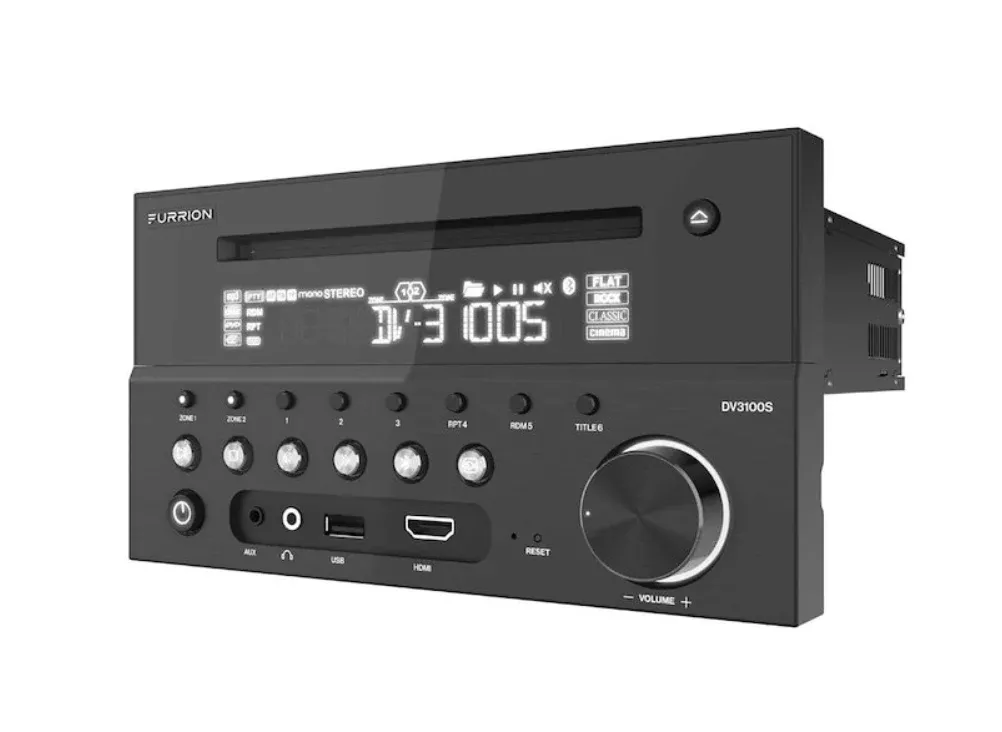 Wall Mount Stereo, Bluetooth, DVD, Nfc, Arc, App Control & HD