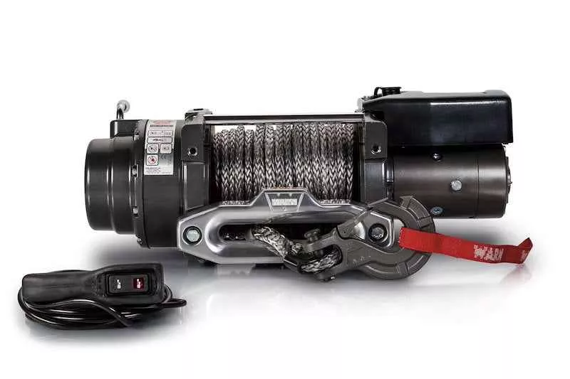 Warn 97740 16.5ti-S 12V Electric Recovery Winch with 80 Ft Spydura Pro