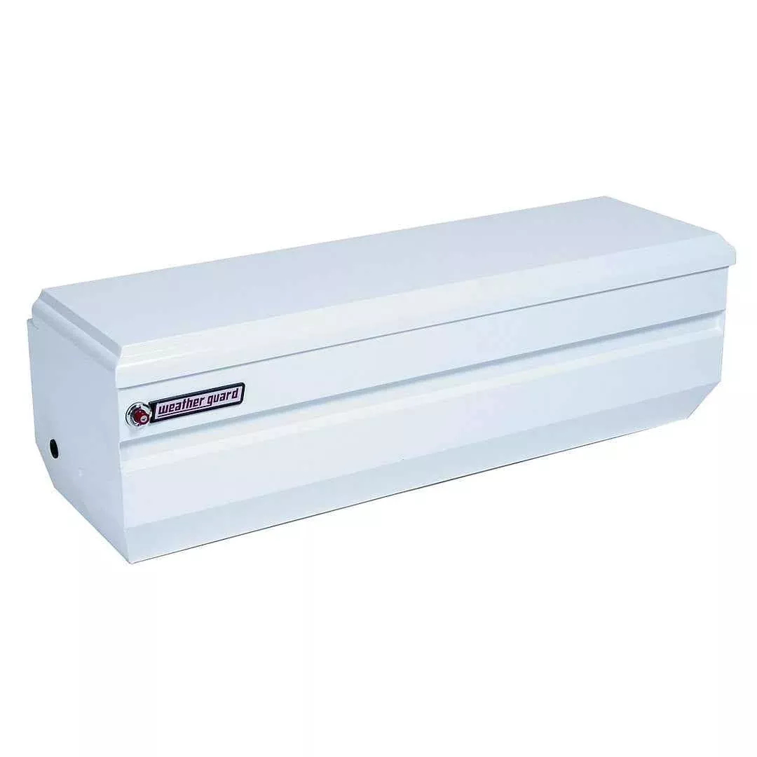 Weather Guard (Werner) Truck-Bed Tool Chest - 62 in, White – 665-3-01