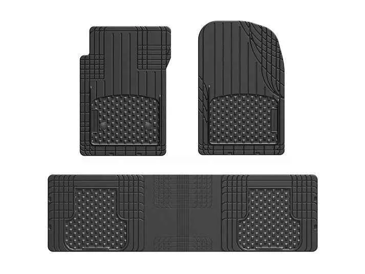 Weathertech (USA) Trim-to-Fit Floor Mats - 3 Piece, Black – 11AVMOTHSB