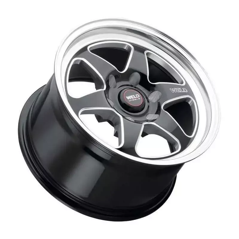 Weld 17×7 Ventura 6 Drag 6×135 ET20 BS4.80 Gloss BLK MIL DIA 87.1