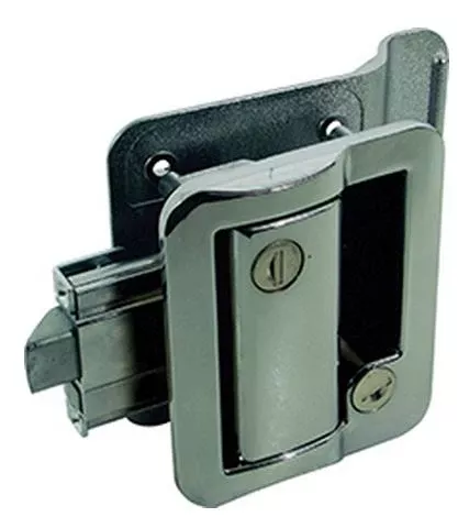 Wesco Entry Door Latch With Deadbolt - Silver – 43610-00-SP