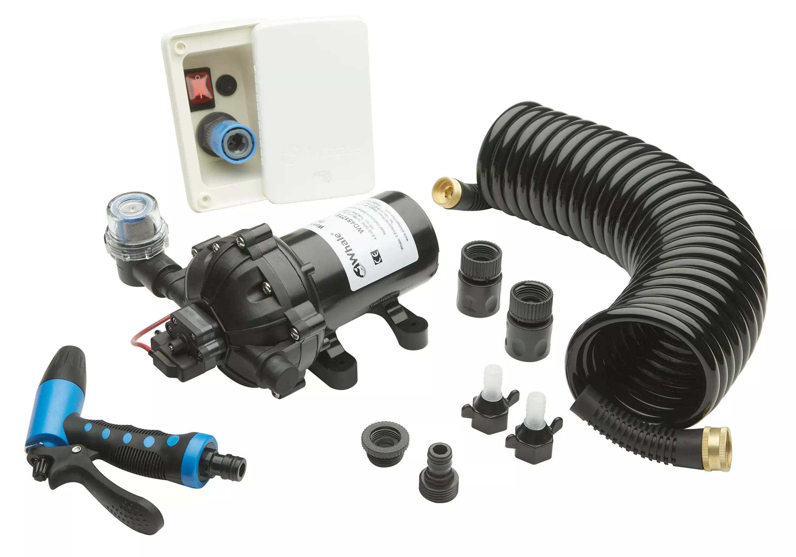 Whale WD3517E High Pressure Wash Down Pump Elite Kit – 3.5 GPM, 12V