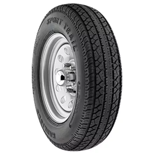 Wheel/Tire 6L ST225/75D Tire15-D Trailer Wheel Spoke White