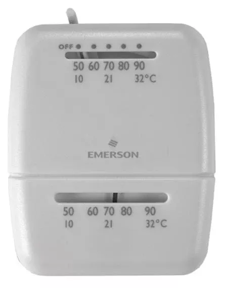 White Rodger 24V Heat/Cool Wall Thermostat - Single Stage – M100